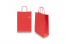 Papieren draagtassen gedraaide handgreep - vuurrood, 220 x 100 x 310 mm, 90 gr | PIT Packaging.nl | Enveloppenland