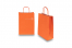 Papieren draagtassen gedraaide handgreep - oranje 220 x 100 x 310 mm, 90 gr | PIT Packaging.nl | Enveloppenland