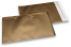 Goud gekleurde mat metallic folie enveloppen - 230 x 320 mm | PIT Packaging.nl | Enveloppenland