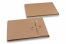 Enveloppen met Japanse sluiting - 162 x 229 x 25 mm, bruin | PIT Packaging.nl | Enveloppenland
