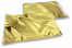 Goud gekleurde metallic folie enveloppen - 320 x 430 mm | PIT Packaging.nl | Enveloppenland