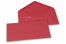  Wenskaart enveloppen gekleurd - rood, 110 x 220 mm | PIT Packaging.nl | Enveloppenland