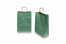 Papieren draagtassen gedraaide handgreep - metallic donkergroen, 220 x 100 x 310 mm, 90 gr | PIT Packaging.nl | Enveloppenland