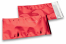 Rood gekleurde metallic folie enveloppen - 114 x 229 mm | PIT Packaging.nl | Enveloppenland