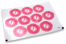Sluitzegels geboorte - voetjes roze | PIT Packaging.nl | Enveloppenland