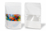Stazakken kraft met venster - wit, 200 x 300 x 100 mm, 1800 ml | PIT Packaging.nl | Enveloppenland