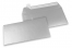 110 x 220 mm - Zilver metallic gekleurde papieren enveloppen | PIT Packaging.nl | Enveloppenland