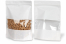 Stazakken kraft met venster - wit, 250 x 340 x 120 mm, 3000 ml | PIT Packaging.nl | Enveloppenland