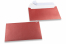 Rood gekleurde enveloppen parelmoer - 114 x 162 mm | PIT Packaging.nl | Enveloppenland