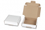 Brievenbusdozen met bovenklep - wit, 110 x 110 x 28 mm | PIT Packaging.nl | Enveloppenland