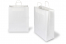 Papieren draagtassen gedraaide handgreep - wit, 320 x 140 x 420 mm, 100 gr | PIT Packaging.nl | Enveloppenland