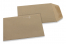 Loonzakjes gekleurd - Bruin kraft, 85 x 125 mm | PIT Packaging.nl | Enveloppenland