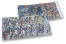 Zilver holografisch folie enveloppen gekleurd metallic - 114 x 229 mm | PIT Packaging.nl | Enveloppenland