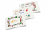 Witte kerst luchtkussen enveloppen - voorbeelden met een logo | PIT Packaging.nl | Enveloppenland
