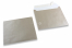 Zilver gekleurde enveloppen parelmoer - 155 x 155 mm | PIT Packaging.nl | Enveloppenland