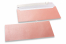 Babyroze gekleurde enveloppen parelmoer - 110 x 220 mm | PIT Packaging.nl | Enveloppenland