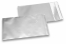 Zilver gekleurde mat metallic folie enveloppen - 114 x 162 mm | PIT Packaging.nl | Enveloppenland