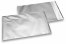Zilver gekleurde mat metallic folie enveloppen - 180 x 250 mm | PIT Packaging.nl | Enveloppenland