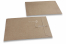 Enveloppen met Japanse sluiting - 229 x 324 mm, bruin kraft | PIT Packaging.nl | Enveloppenland