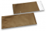 Goud gekleurde mat metallic folie enveloppen - 110 x 220 mm | PIT Packaging.nl | Enveloppenland
