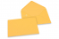 Wenskaart enveloppen gekleurd - goudgeel, 133 x 184 mm | PIT Packaging.nl | Enveloppenland
