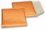 Luchtkussen enveloppen ECO metallic - oranje 165 x 165 mm | PIT Packaging.nl | Enveloppenland