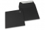 160 x 160 mm -  Zwart gekleurde papieren enveloppen | PIT Packaging.nl | Enveloppenland