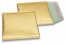 Luchtkussen enveloppen ECO metallic - goud 165 x 165 mm | PIT Packaging.nl | Enveloppenland
