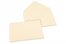 Wenskaart enveloppen gekleurd - ivoorwit, 125 x 175 mm | PIT Packaging.nl | Enveloppenland
