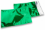 Groen gekleurde metallic folie enveloppen - 162 x 229 mm | PIT Packaging.nl | Enveloppenland