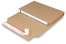 Boekverpakking Multistar - sluit de verpakking met de plakstrip - bruin | PIT Packaging.nl | Enveloppenland
