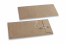 Enveloppen met Japanse sluiting - 110 x 220 mm, bruin kraft | PIT Packaging.nl | Enveloppenland