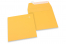 160 x 160 mm -  Goudgeel gekleurde papieren enveloppen | PIT Packaging.nl | Enveloppenland