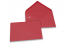Wenskaart enveloppen gekleurd - rood, 114 x 162 mm | PIT Packaging.nl | Enveloppenland