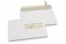 Vensterenveloppen laserprinter, 156 x 220 mm (EA5), venster rechts, gewicht per stuk ca. 6 gr., venster (40 x 110 mm) positie 15 mm van rechts en 66 mm van onder. | PIT Packaging.nl | Enveloppenland
