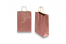 Papieren draagtassen gedraaide handgreep - metallic rood, 220 x 100 x 310 mm, 90 gr | PIT Packaging.nl | Enveloppenland