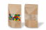 Stazakken kraft met venster - bruin, 160 x 270 x 80 mm, 750 ml | PIT Packaging.nl | Enveloppenland