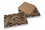 Dierenprint enveloppen - bruin kraft, zwart, tijgerprint | PIT Packaging.nl | Enveloppenland
