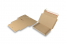 Brievenbusdozen met bovenklep en stripsluiting - 230 x 160 x 25 mm (A5), bruin | PIT Packaging.nl | Enveloppenland