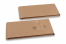 Enveloppen met Japanse sluiting - 110 x 220 x 25 mm, bruin | PIT Packaging.nl | Enveloppenland