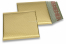 Luchtkussen enveloppen ECO mat metallic - goud 165 x 165 mm | PIT Packaging.nl | Enveloppenland