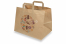 Papieren take away tassen - bruin + sweets | PIT Packaging.nl | Enveloppenland