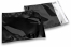 Zwart gekleurde metallic folie enveloppen - 220 x 220 mm | PIT Packaging.nl | Enveloppenland