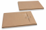 Enveloppen met Japanse sluiting - 229 x 324 x 25 mm, bruin | PIT Packaging.nl | Enveloppenland