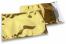 Goud gekleurde metallic folie enveloppen - 162 x 229 mm | PIT Packaging.nl | Enveloppenland