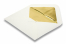 Gevoerde enveloppen ivoorwit - goud gevoerd | PIT Packaging.nl | Enveloppenland