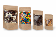 Stazakken kraft met groot venster | PIT Packaging.nl | Enveloppenland
