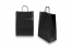 Papieren draagtassen gedraaide handgreep - zwart, 260 x 120 x 350 mm, 90 gr | PIT Packaging.nl | Enveloppenland