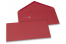 Wenskaart enveloppen gekleurd - donkerrood, 110 x 220 mm | PIT Packaging.nl | Enveloppenland