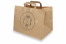 Papieren take away tassen - bruin + snacks | PIT Packaging.nl | Enveloppenland